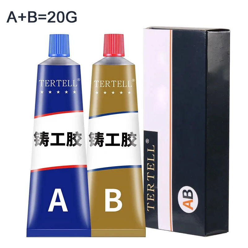 High Strength AB Glue – Cold Welding & Metal Repair Sealant for Plastic and Industrial Repairs