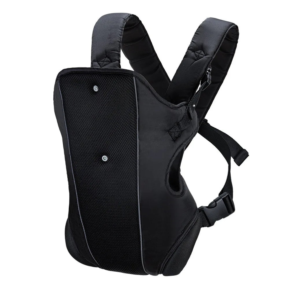 4-in-1 Ergonomic Baby Carrier with Hip Seat - Adjustable Newborn Kangaroo Wrap Breathable Front-Facing Baby Backpack
