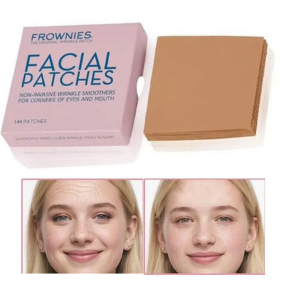 Frownies Anti-Wrinkle Patches - C-Shaped Forehead Face Lift and Skin Smoothing Tape