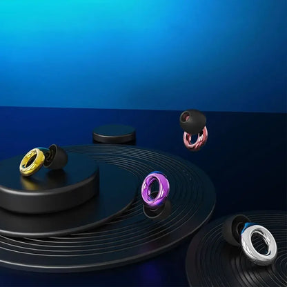 Silicone Earplugs — Noise Cancelling, Soundproof Ear Protection for Swimming & Sleep, Noise Reduction Loop Earplugs