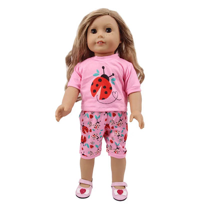 15-Style Doll Pajamas & Nightgowns – Cute Patterns for 18-Inch American & 43cm Born Dolls, Doll Accessories Toy