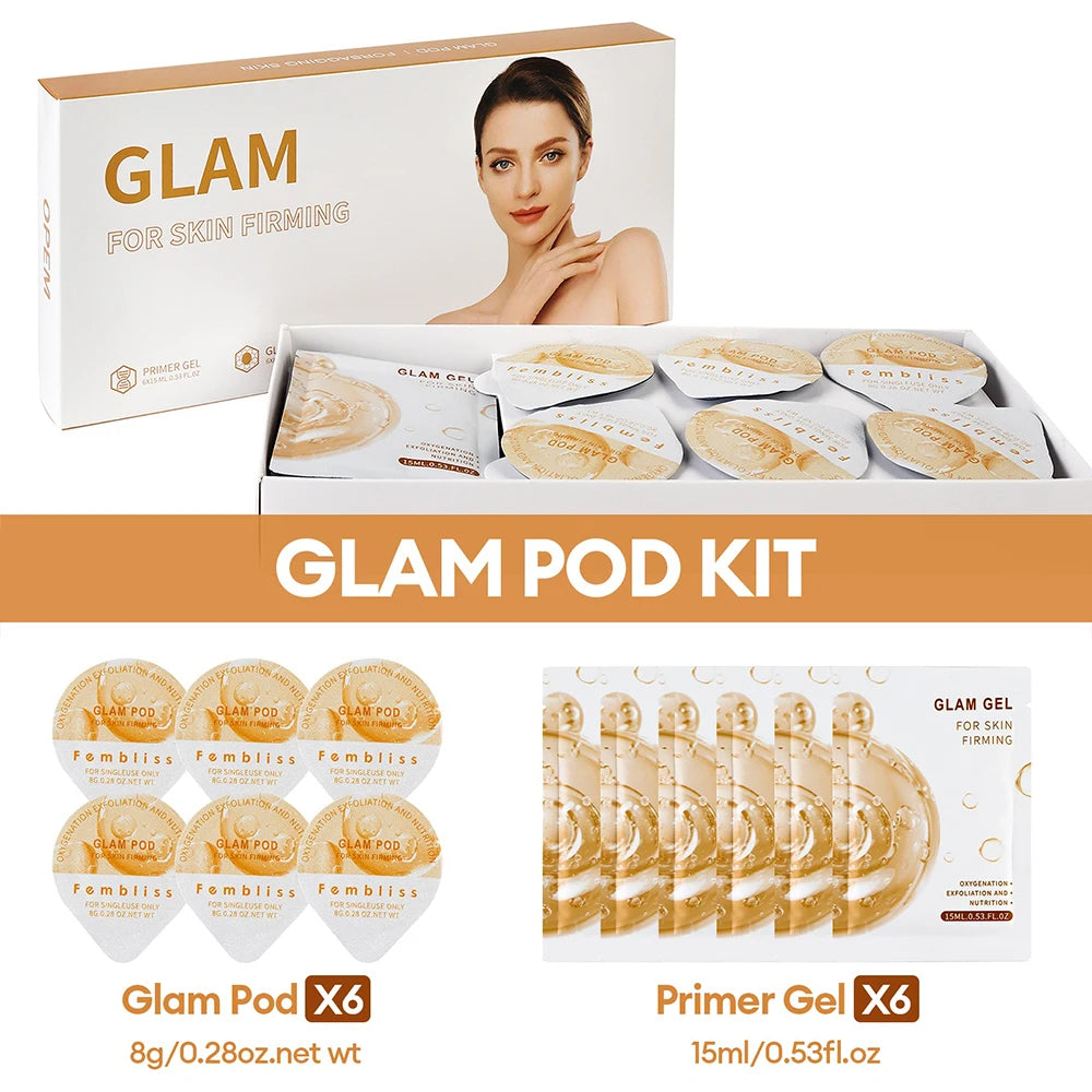 CO2 Bubble Facial Pod Kit - CO2 Capsule Gel & Serum Pods for Aqua Facial Bubble Pen, Deep Cleansing, Hydrating & Spa Skin Care