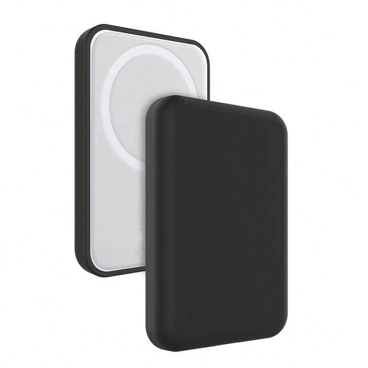 Black TPU Charging Case - Protective Cover for Apple MagSafe Wireless Power Bank