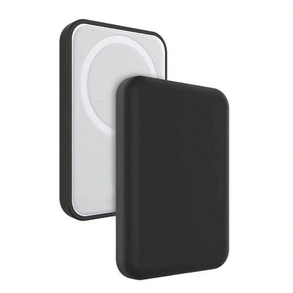 Black TPU Charging Case - Protective Cover for Apple MagSafe Wireless Power Bank