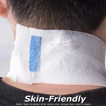 Salon Professional Neck Paper: Black Barber Hairdresser Roll for Cutting and Dressing - Hairdressing Collar Accessory for Necks Covering