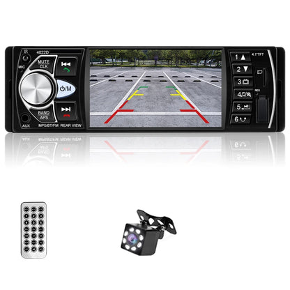 HIPPCRON 1DIN Car Stereo Radio 4.1 Inch MP5 Player - Bluetooth 5.0 FM USB Multimedia Player with Rear View & Steering Wheel Control