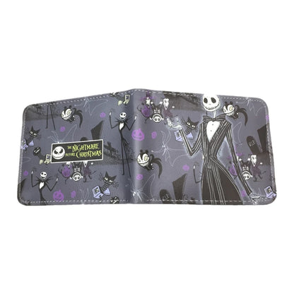 The Nightmare Before Christmas PU Leather Wallet — Credit Card Holder Purse with Coin Pocket, New Arrival