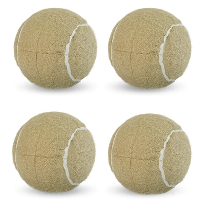 4pcs Precut Walker Tennis Balls – Heavy Duty Felt Pads for Furniture Legs & Floor Protection