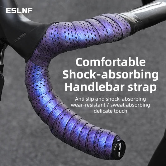 ESLNF Colorful Thickened Anti-Slip Handlebar Tape – Anti-Vibration Comfort Road Bike Bar Wrap
