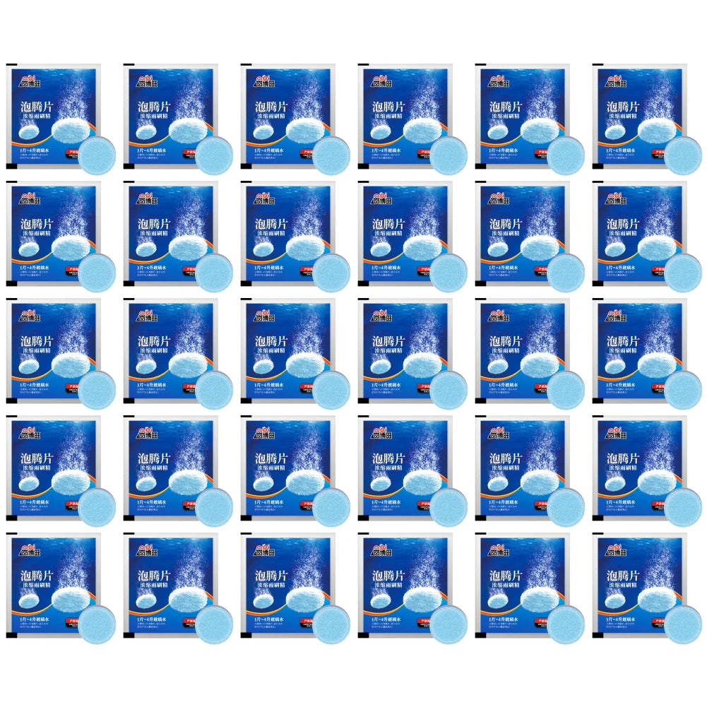 Auto Wiper Glass Cleaner | Effervescent Solid Tablets for Car Windscreen & Windshield Cleaning   2/2