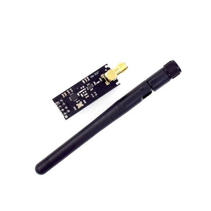 NRF24L01+PA+LNA Wireless Transceiver Module 2.4GHz 1100m Range with Antenna and 3.3V Breakout Adapter - Long Range RF Communication Module