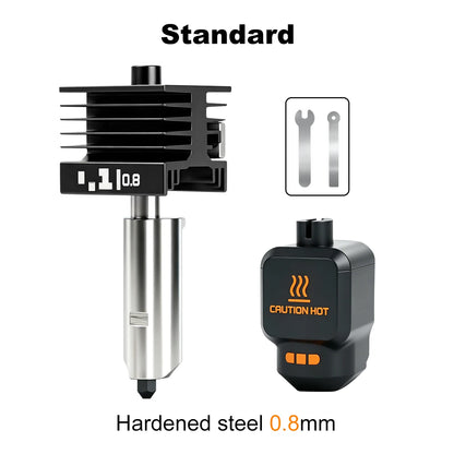 Bambu Lab P2S X2D Hotend Kit - High Quality Standard Flow Removable Nozzle 3D Printer Upgrade