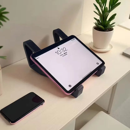 Adjustable Ergonomic Laptop Stand – Portable Height & Tilt Support for MacBook & PC, Minimalist Design