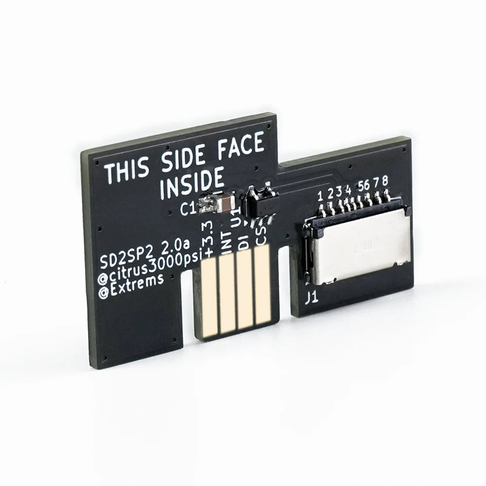 SD2SP2 V2.0 TF Card Adapter – GameCube Serial Port 2 SD Loader, Smooth Playback, Low CPU Usage