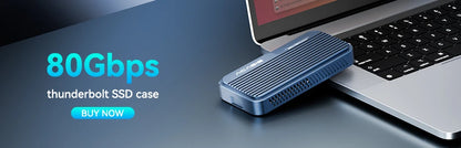 ACASIS 40Gbps USB 4.0 SSD Enclosure – Thunderbolt NVMe M.2 8TB Case, Compatible with Thunderbolt 4/3, USB 3.2/3.1/3.0 (JHL7440)