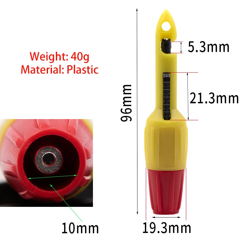 2PCS Insulation Wire Piercing Probes - 2mm/4mm Socket Test Hook Clips for Automotive Repair Testing