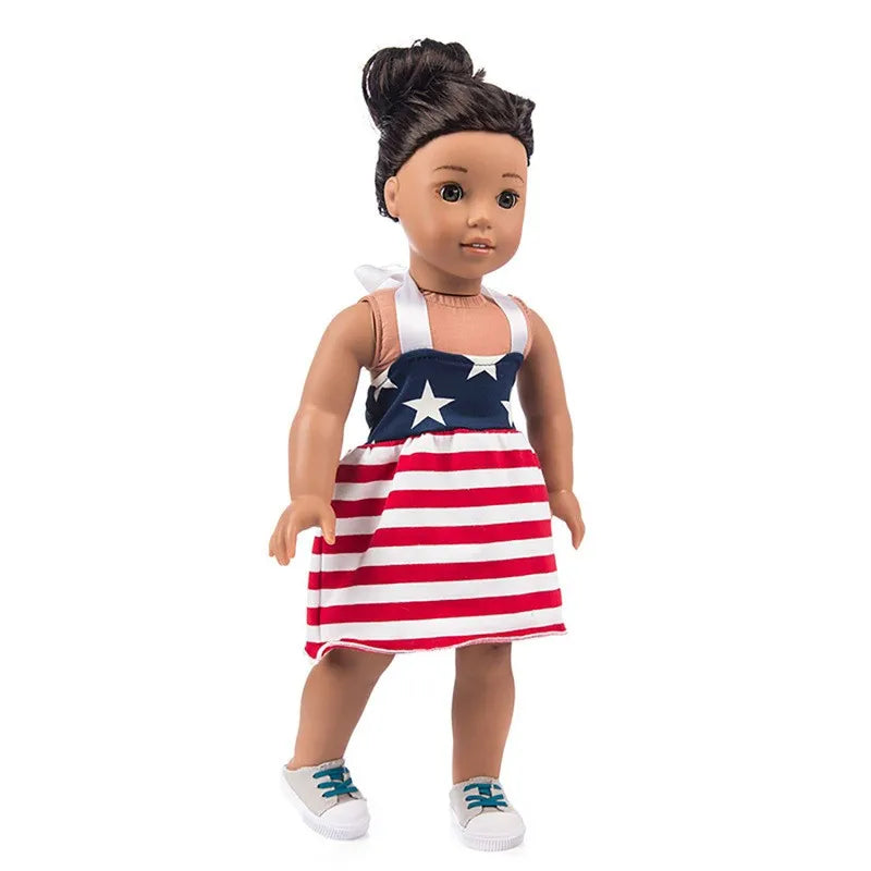 18-Inch American Girl Doll Clothes – Coat, Tights & Pants Outfit for Newborn & Baby Dolls