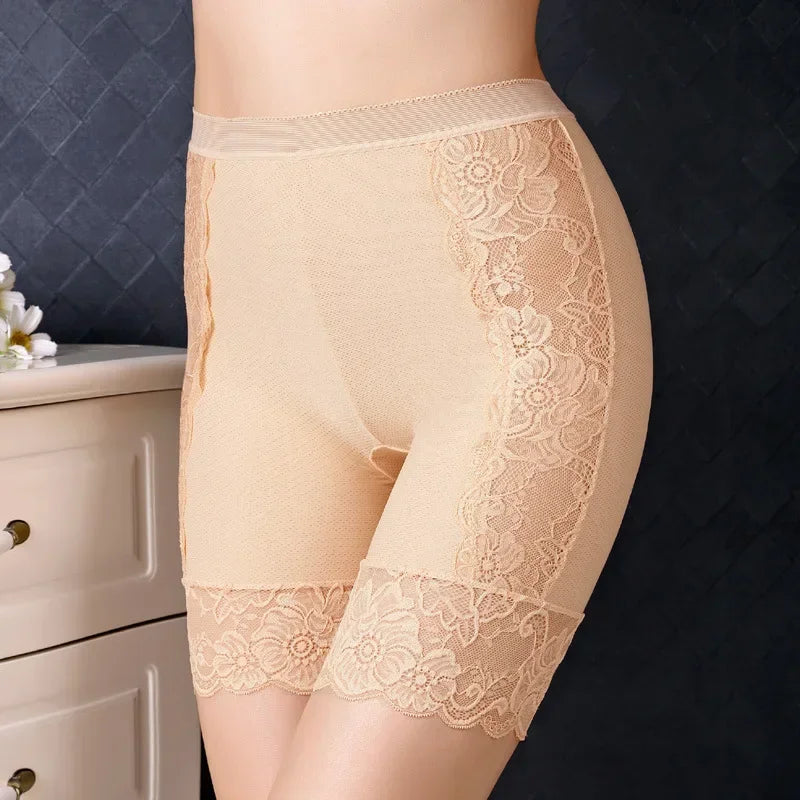 Women’s Seamless Safety Shorts - High-Waist Stretch Slimming Briefs for Comfortable Summer Underwear