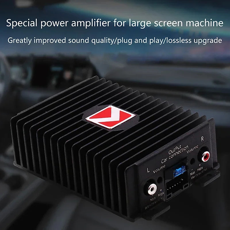 Car DSP Amplifier Hi-Fi Booster – 4*80W Digital Sound Processor for Android, Subwoofer & Car Stereo Audio System