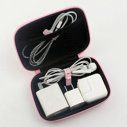 Disney Stitch iPhone Charger Cable Protector Case – Cute Storage Bags and Winder Sticker for Data Line and Earphones