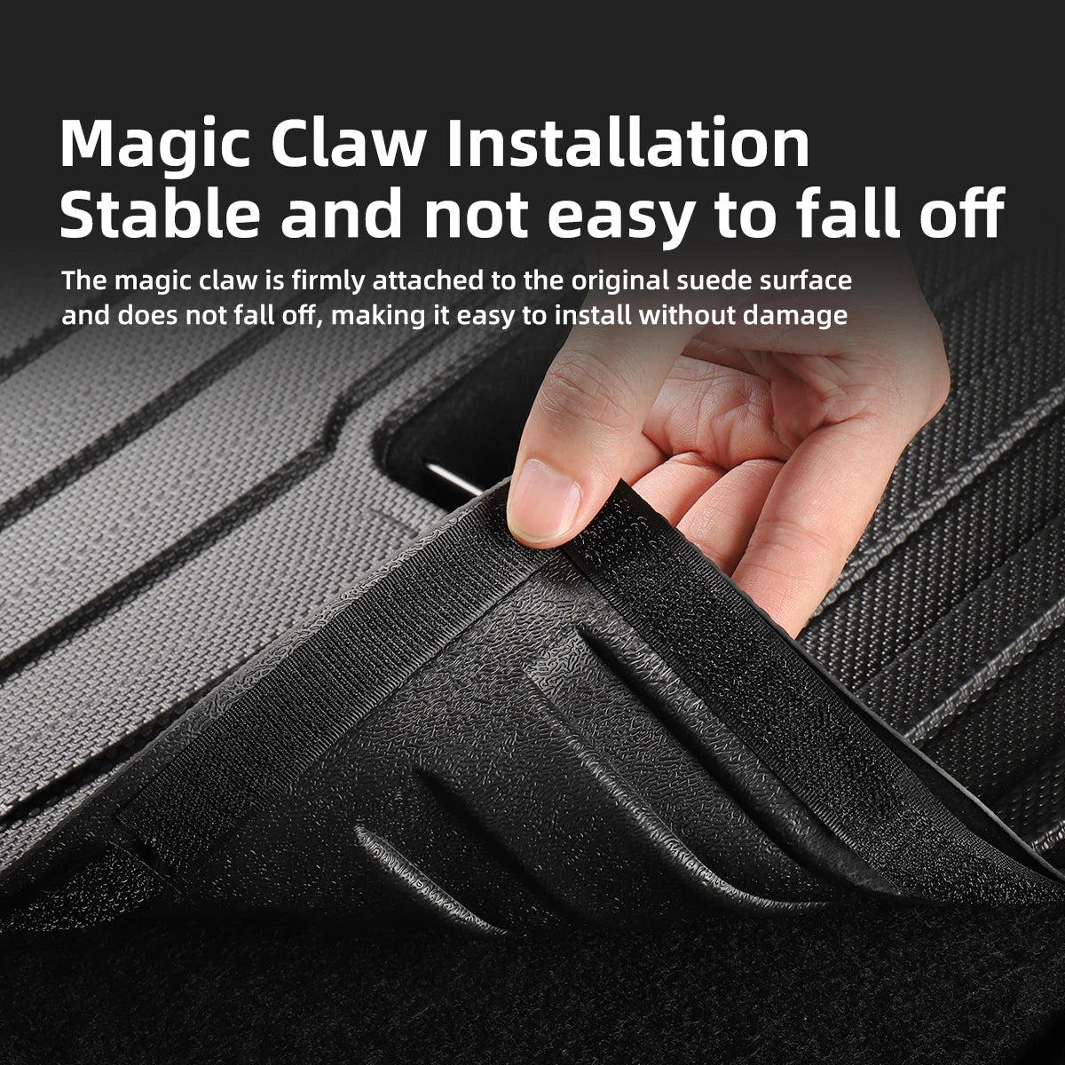 LUCKEASY Tesla Model Y Rear Seat Backrest Protective Pad - Anti-Kick Trunk Mat, Car Interior Accessories for 2021-2024