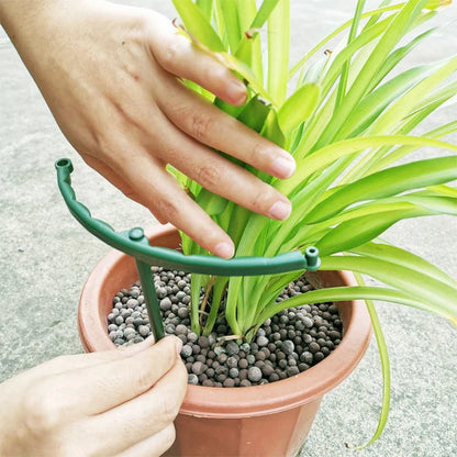 Plastic Garden Plant Support Cage Flower Stand Holder - Semicircle Greenhouse Orchard Fixing Rod - Essential Gardening Bonsai Tool
