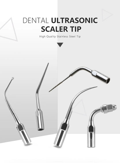 AZDENT 5pcs Dental Scaler Tips – Compatible with EMS, WOODPECKER, SATELEC, DTE, NSK Ultrasonic Scalers