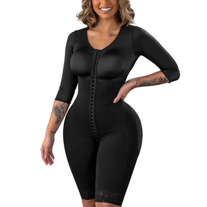 Full Body Colombian Shaper Girdle, High Compression Bodysuit, Postpartum & Postoperative Waist Slimmer, Lipo Arm Reducing Shapewear