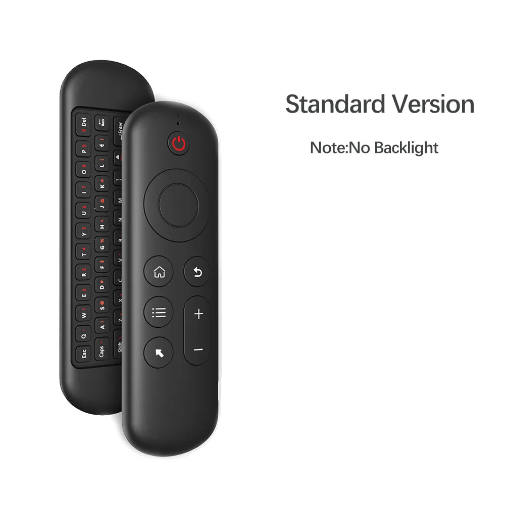 MRSVI M5 Air Mouse Remote Control - 2.4G & Bluetooth Wireless Gyroscope Keyboard with 7-Color Backlight for Android TV Box & PC