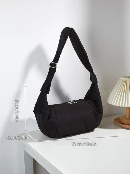 2024 New Fashion Summer Women's Shoulder Bag – Large Capacity Casual Nylon Korean Style Hobo Crossbody