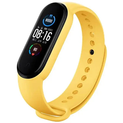 Silicone Watch Strap for Xiaomi Mi Band - Replacement Wristband Bracelet for Mi Band 3 4 5 6 7 Smartwatch Accessories