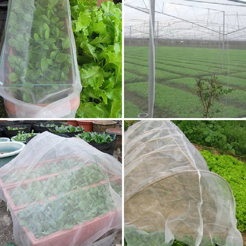 Garden Plant Insect Netting – 60 Mesh Pest Control Cover for Vegetables, Flowers, and Fruits, Bird-Proof Protective Netting