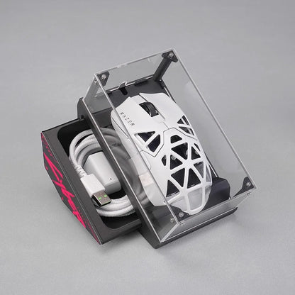 3D Printing Mouse Display Box – Transparent Acrylic Dustproof Storage for Gaming Mouse, Desktop & E-Sports Decor