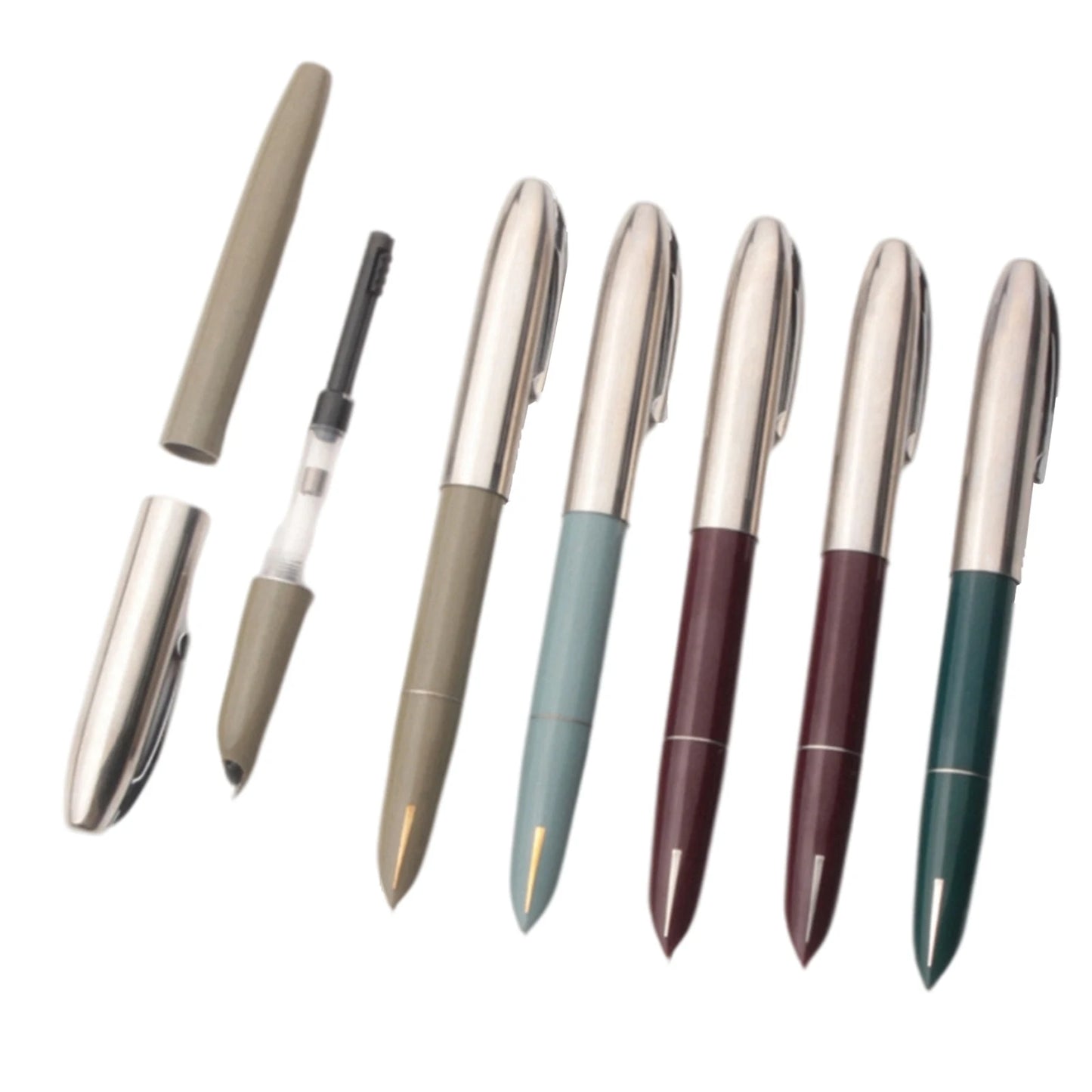 HERO Fountain Pen – 0.5mm Nib Plastic Ink Pen for Office & School Stationery Supplies