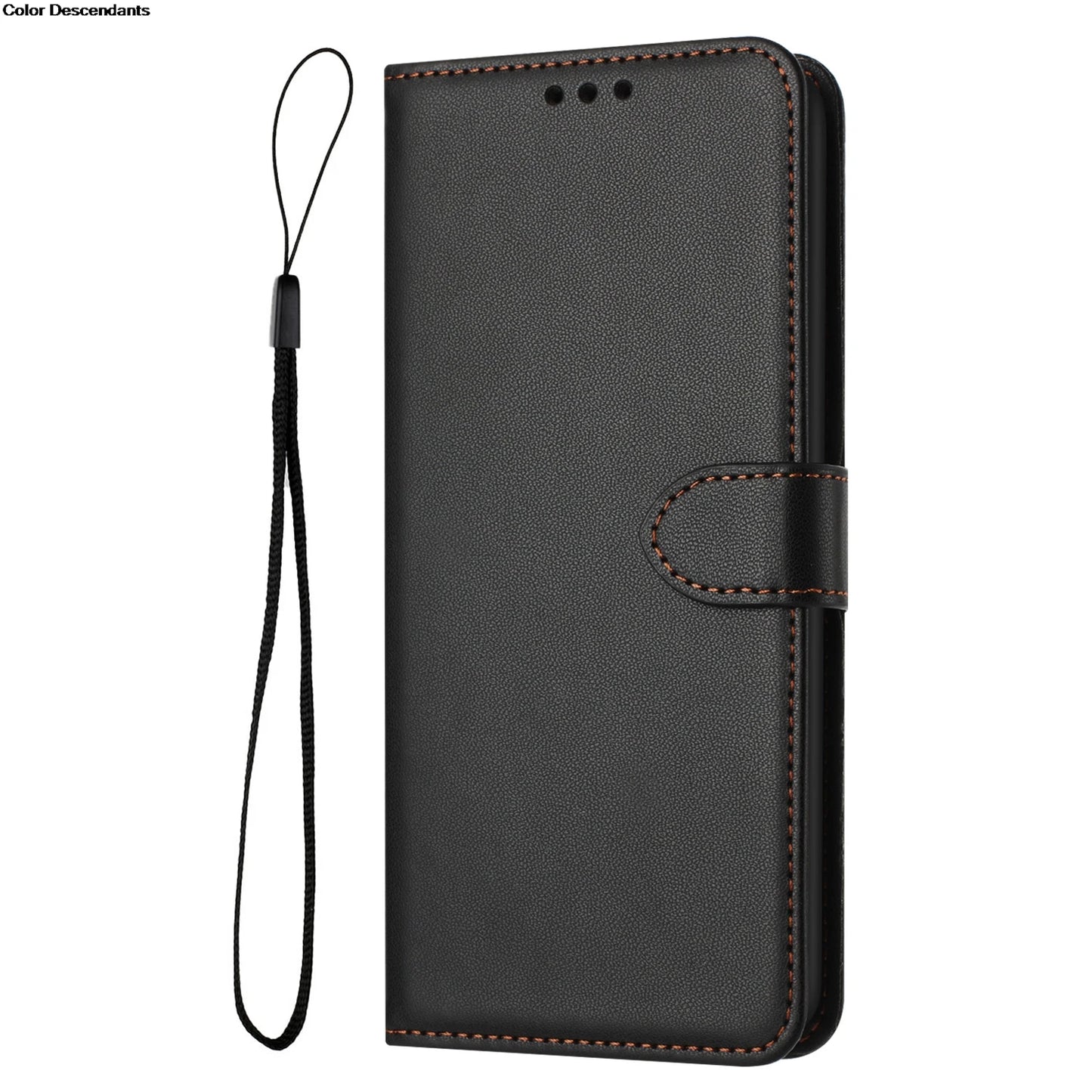 Samsung Galaxy S26–S22–S21–S20 FE–A57–A52–A37–A32–A22–A13–A12 Case - Single Color Flip Protective Phone Cover