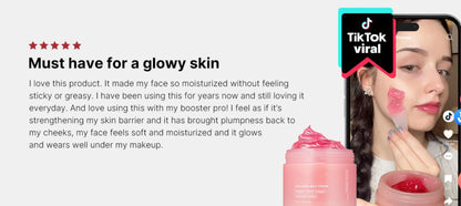 24H Glow & Lifted Collagen Jelly Cream – Niacinamide & Hydrolyzed Collagen for Skin Barrier Strengthening & Moisturizing