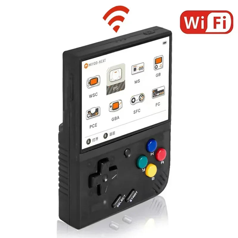 MIYOO Mini Plus V2 Portable Retro Handheld Game Console — IPS Screen Classic Linux Gaming System, Children’s Gift