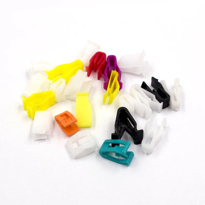 50Pcs Center Console Radio Dash Trim Clips - Bezel & Switch Retainers for Car Audio & Navigation