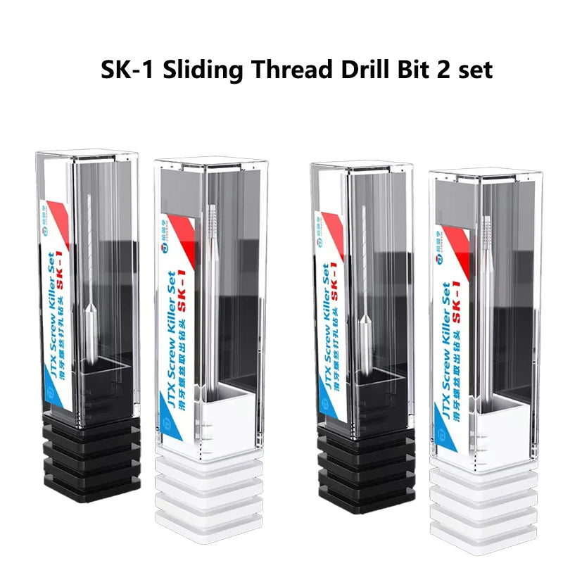 JTX SK-1 Alloy Bit Slider Screw Extractor – Professional Tool for iPhone Mobile Phone Stripped Screw Removal