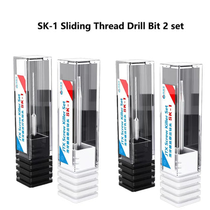JTX SK-1 Alloy Bit Slider Screw Extractor – Professional Tool for iPhone Mobile Phone Stripped Screw Removal