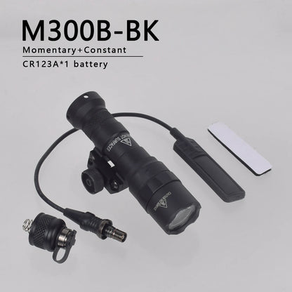 SureFire M600C/M600/M300/X300 Tactical Scout Light — Rifle Flashlight with Momentary Pressure Switch, US Warehouse