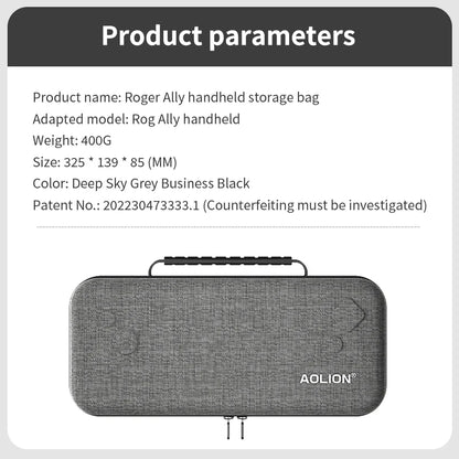 Aolion Protective EVA Storage Case for ASUS ROG Ally – Portable Travel Carry Bag for Game Console & Accessories