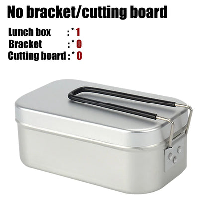 Ultralight Camping Tableware & Cookware Set - Lunch Box, Cooking Pots, Outdoor Cutlery, Picnic & Hiking Kitchen Accessories