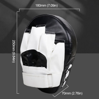 Kickboxing Gloves Pad - PU Leather Punch Target Bag for MMA, Karate, Muay Thai, Sanda & Free Fight Training for Adults & Kids