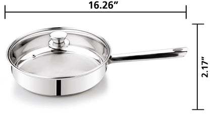 10-Piece Nonstick Stainless Steel Cookware Set – Durable, Stylish Pots & Pans for Everyday Cooking