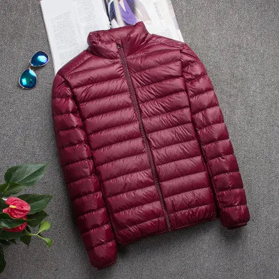 Men's Autumn & Winter Down Jacket – Fashion Hooded Slim Fit, Super Light & Warm Coat