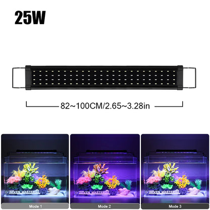 Aluminum Alloy Aquarium Lamp - Clip-On Fish Tank Light for Plant Growth & Bracket Mount