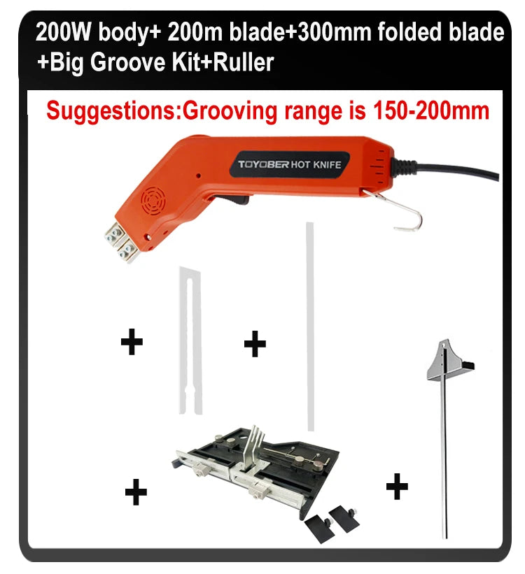 Electric Foam Cutter Hot Knife – Polystyrene, Styrofoam, Fabric, and Rope Cutting Tool for DIY Projects