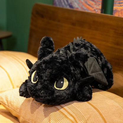 55/70cm Cute Dragon Plush Stuffed Toy – Soft Anime Cartoon Pillow Cushion for Kids Sofa, Bed, Christmas & Birthday Gift