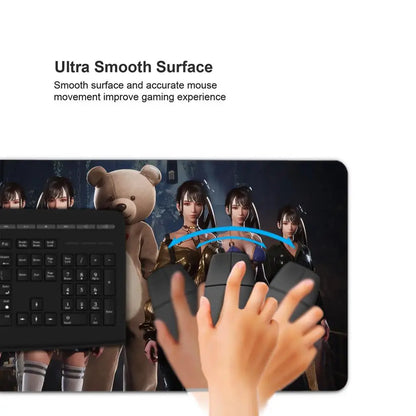 Large Stellar Blade Gaming Mouse Pad - HD Printed Rubber Desk Mat with Lock Edge for Keyboard & Mouse